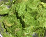 A picture of step 3 of Dhaniya Chicken.