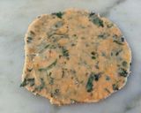 A picture of step 2 of Fenugreek leaves poory.