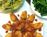 Hình bước làm 4 của món Cá măng biển 1 nắng chiên giòn sốt chua ngọt