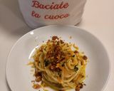 Foto del passaggio 4 della ricetta Spaghettone con bottarga