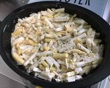A picture of step 14 of Turnip and Potato Gratin with Mini Pork Sausages.