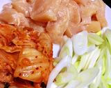 Hình bước làm 1 của món Bánh Gạo Xào Thịt Gà