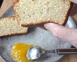 Une image de l'étape 3 de Cake ricotta, noix de coco et confiture à la mangue.