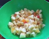 A picture of step 4 of Cocktail fruit chat.