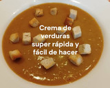 Foto del paso 13 de la receta: Crema de verduras súper rápida y fácil de hacer