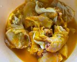 Gambar langkah 1 resipi Ayam Goreng Kunyit Bersayur.