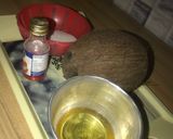 A picture of step 1 of Coconut flakes.