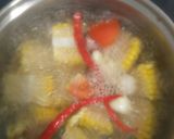 Foto langkah ke 2 dari resep Sayur Bayam Jagung.