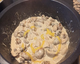 Foto del paso 3 de la receta: Pasta con pollo y champiñones