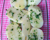 Foto del paso 5 de la receta: Lenguados al horno con patatas y vinagreta de salsa teriyaki