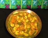 A picture of step 9 of Vegetable Prawn Curry.