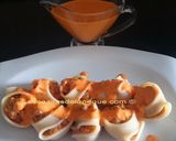 Foto del paso 7 de la receta: Caracolas o lumaconi gigantes rellenas de carne y sobrasada con salsa de piquillos