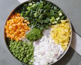ચાઈનીઝ ફા્ઈડ રાઇસ (Chinese Fried Rice Recipe In Gujarati) રેસીપી સ્ટેપ2ફોટો