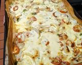 A picture of step 9 of What's in my fridge - sour cream and filo pastry pie.