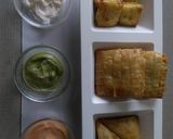 A picture of step 17 of Patti Samosas Platter.