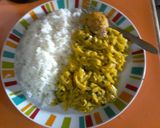 Foto del paso 6 de la receta: Olluquitos con arroz blanco con pollo dorado