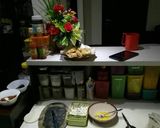 Foto langkah ke 5 dari resep Tahu goreng dengan daun singkong dan telur.