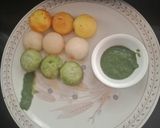 A picture of step 7 of Tricolour appe recipe.
