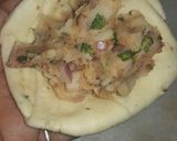 A picture of step 3 of Alu kulcha.