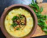 A picture of step 5 of Chow chow with moong dal.