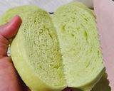 Foto langkah ke 9 dari resep Roti Kukus Khas Pontianak (versi Pandan).