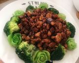 冬菇絞肉青江菜的食譜步驟2照片