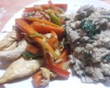 Foto del paso 5 de la receta: Pechuga con vegetales agridulce