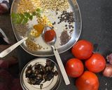 A picture of step 1 of Tomato Rasam.