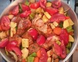 صورة لخطوة 2 من وصفة صينية دجاج مع الخضار 🍗🥕🥔🍅😍