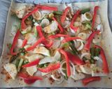Foto del paso 2 de la receta: Coca de verduras exprés con hojaldre