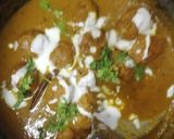 A picture of step 11 of Lauki kofta.