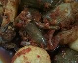 Foto langkah ke 6 dari resep Balado terong, telur, teri & kentang.