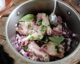 Une image de l'étape 1 de Kebab traditionnelle algérien (frites en sauce au poulet).