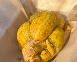 A picture of step 1 of Caribbean sweet pepper poussin.