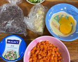 A picture of step 1 of Tuna Fried Rice.