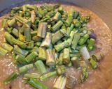A picture of step 5 of Lemon Asparagus Risotto.