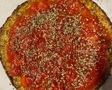 Foto del paso 5 de la receta: Pizza de rúcula y cherry con base de brócoli