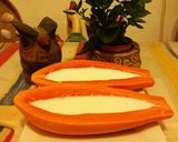 木瓜奶酪的食譜步驟1照片