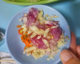 Foto langkah ke 2 dari resep Tumis Sawi Putih orak arik telur.