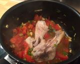 A picture of step 5 of Sancocho de gallina ~ Colombian soup.