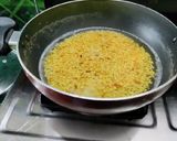 A picture of step 3 of Drumstick Saag with Moong dal and grated Coconut.
