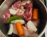 صورة لخطوة 1 من وصفة باميه باللحمه والارز(بروتينات)