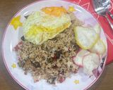 Foto langkah ke 3 dari resep Nasi Goreng Tempe Hati Ampela.