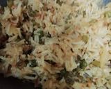 A picture of step 4 of Beans Pulav.