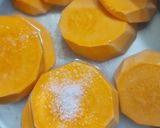 Rántott édesburgonya (vegán) recept fázis 1 fotója