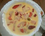 A picture of step 4 of Caramel Strawberry Custard Pudding.