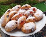 Foto langkah ke 6 dari resep Donat bomboloni irit bahan empukkk.