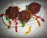 Muffinki z "robakami" krok przepisu 1 zdjęcie