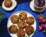 A picture of step 7 of Leftover Rice Cutlet / patties.