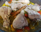 Foto del paso 2 de la receta: Muslitos de pollo en salsa con setas y canela